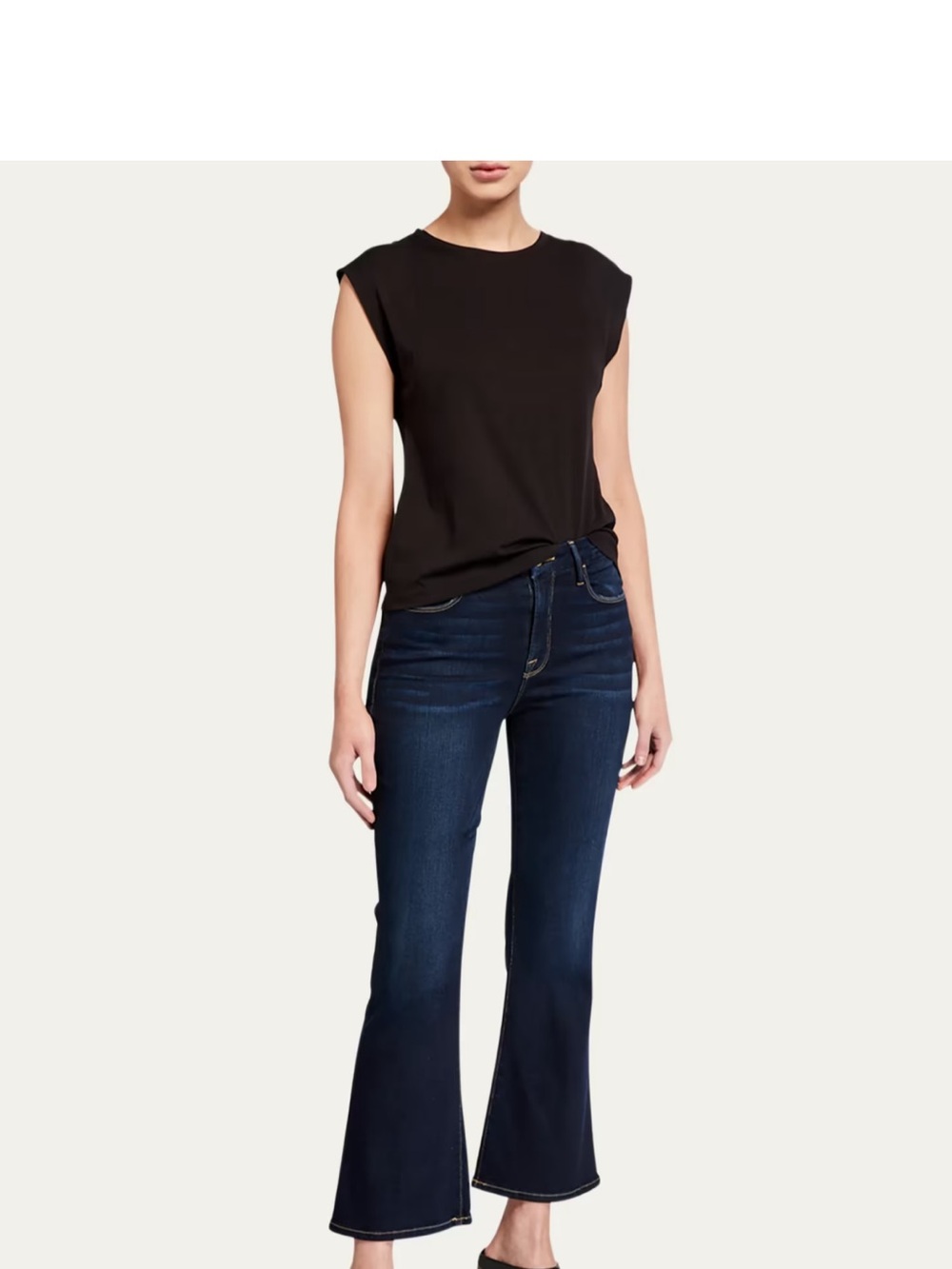 Women's Frame Le Crop Mini Boot-Cut Jeans